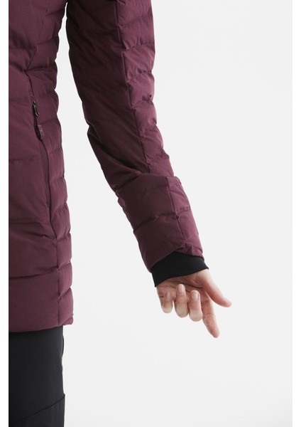 Selenga Jacket Women Dark Cherry Melange