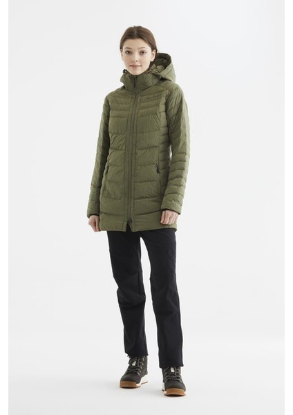 Selenga Jacket Women Olive Melange