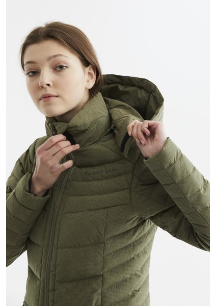 Selenga Jacket Women Olive Melange