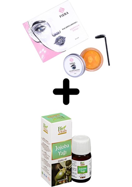 Jojoba Yağı 20 ml + Fiera Kaş Wax Sabitleyici