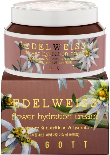 Edelweiss Çiçeği Özü Tahriş Önleyici+ Nemlendiricii ve Besleyici Krem - Flower Serisi 100 ml