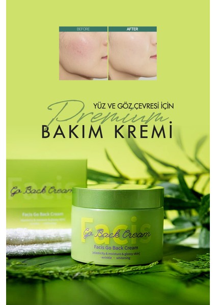 Sıkılaştırıcı+ Aydınlatıcı+ Canlandırcı+ Anti-Aging Go Back Yüz ve Göz Çevresi Krem