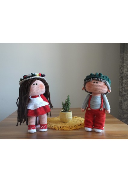 Organik Amigurumi Anne & Gilbert Bebek 2'li Set