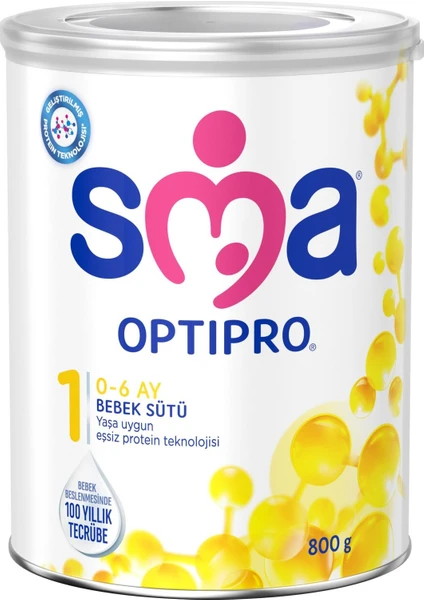 Sma Optipro 1 Bebek Devam Sütü 0-6 Ay 800 gr