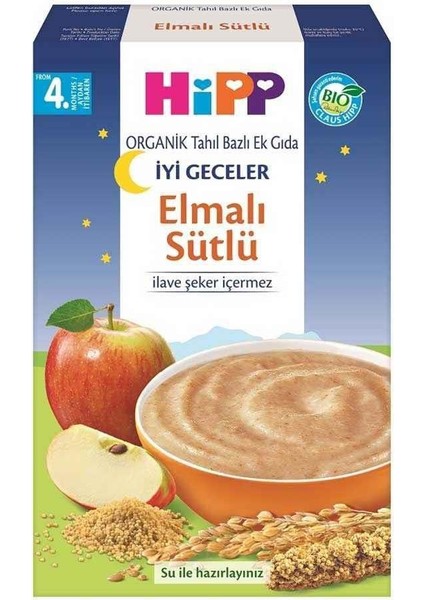 Iyi Geceler Elmalı Sütlü Tahıl Bazlı Ek Gıda 250 gr fiyatları