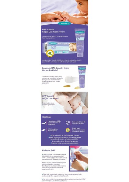 Lanolin Anne Göğüs Ucu Kremi 40 ml