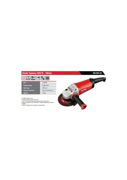 Büyük Taşlama 2200 W