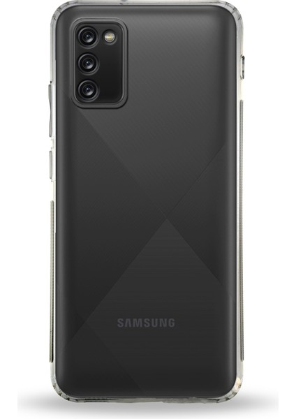 Samsung Galaxy A02S Tıpalı Kamera Korumalı Şeffaf Premier Kılıf