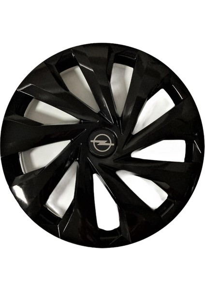 opel Combo 14'' Inç Piano Black 4lü Set Jant Kapağı Çelik Jant Görünümlü