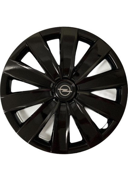 opel Combo 14'' Inç Piano Black 4lü Set Jant Kapağı Çelik Jant Görünümlü