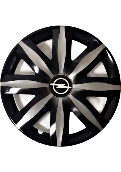 opel Combo 14'' Inç Piano Black 4lü Set Jant Kapağı Çelik Jant Görünümlü