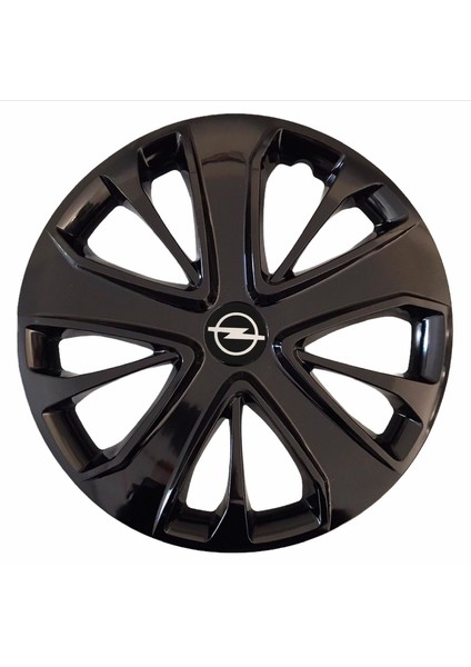 opel Combo 14'' Inç Piano Black 4lü Set Jant Kapağı Çelik Jant Görünümlü