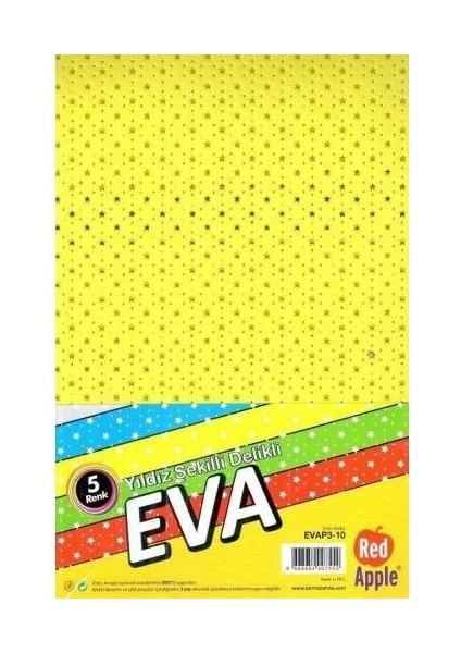 P3-10 R.a Şekilli Delikli Eva Yıldızlı