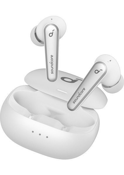 Soundcore Liberty Air 2 Pro TWS Kablosuz Kulaklık - Hybrid ANC - IPX4 - 26 Saate Varan Şarj Süresi - Beyaz - A3951
