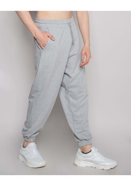 Oversize Alt Gri Melanj Eşofman fiyatları
