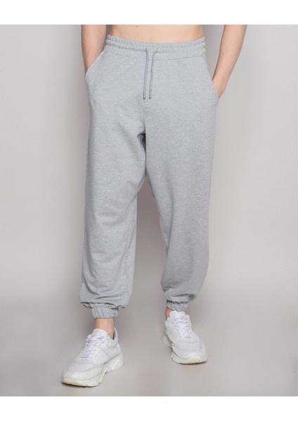 Oversize Alt Gri Melanj Eşofman modelleri
