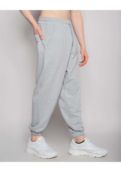 Oversize Alt Gri Melanj Eşofman fırsatları
