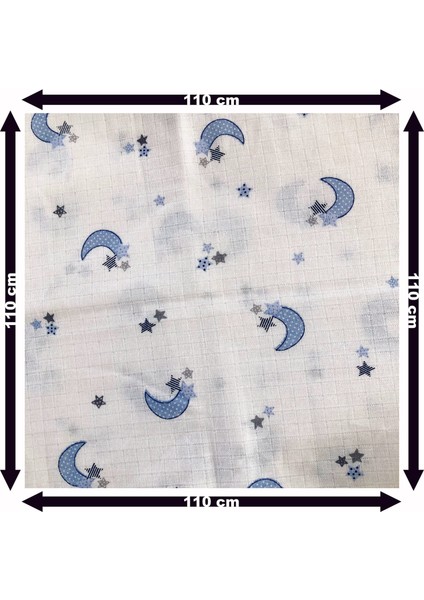 %100 Pamuk Müslin Bezi Battaniyesi Bebek Battaniyesi Örtü 80x100 modelleri