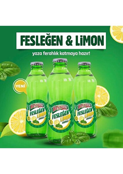 Fesleğen ve Limon Maden Suyu 6'lı 200 ml