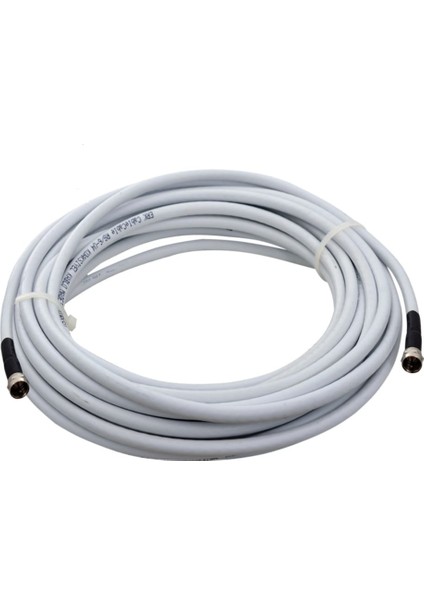 Anten Kablosu 45 Metre Rg6/u4 Beyaz Çanak Anten Kablo