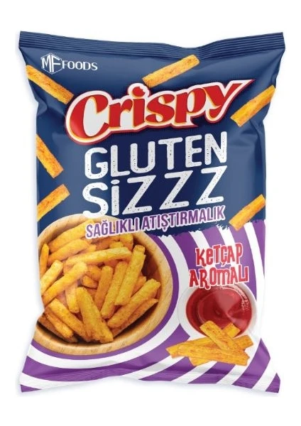 Mf Food Crispy Çubuklu Glutensiz Ketçap Aromalı Mısır Cips