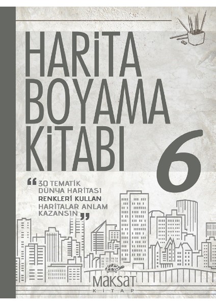 Harita Boyama Kitabı - Dünya 6