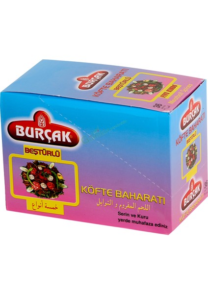 Beştürlü Köfte Baharatı 5 gr x 36'lı