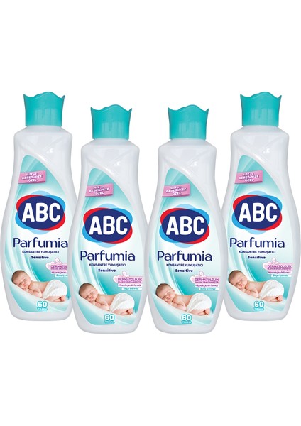 Parfumia Sensitive Konsantre Yumuşatıcı 1440 ml 4'lü Set fiyatları