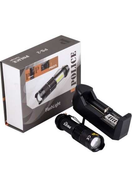 El Feneri Police Ps-2 Zoomlu LED