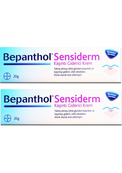 Sensiderm Bakım Kremi 20 gr X2 Adet