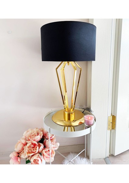 Hexagon Gold Masa Lambası MD-CLK011-GD
