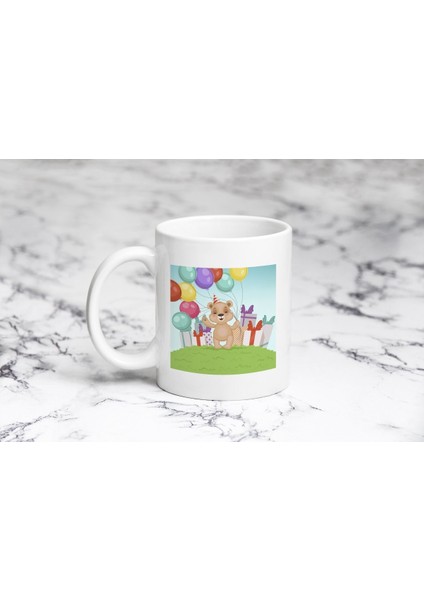 Iyi Ki Doğdun Tavşan Balon Kupa Bardak