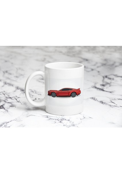 Kırmızı Araba 2 Kupa Bardak