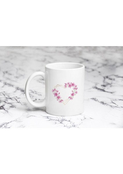 Pembe Çelenk Kupa Bardak