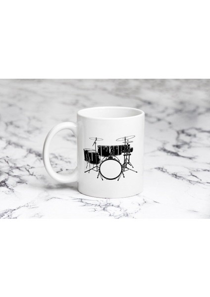 Siyah Beyaz Bateri Kupa Bardak