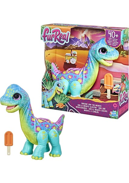 Furreal Snackin' Sam The Bronto Interaktif Animatronik Peluş Oyuncak