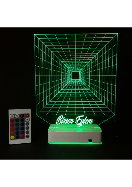 Özel Tasarım Sonsuzluk 3D 16 Renk Dekoratif LED Lamba fiyatları