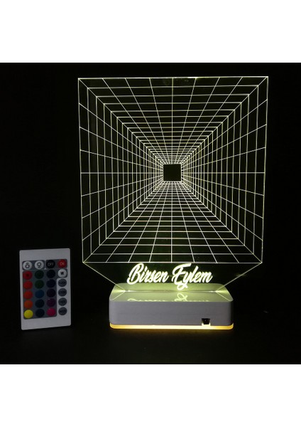 Özel Tasarım Sonsuzluk 3D 16 Renk Dekoratif LED Lamba fırsatları