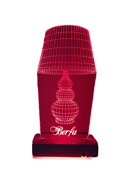 Sevgiliye Hediye 3D 16 Renk Dekoratif LED Masa Lambası