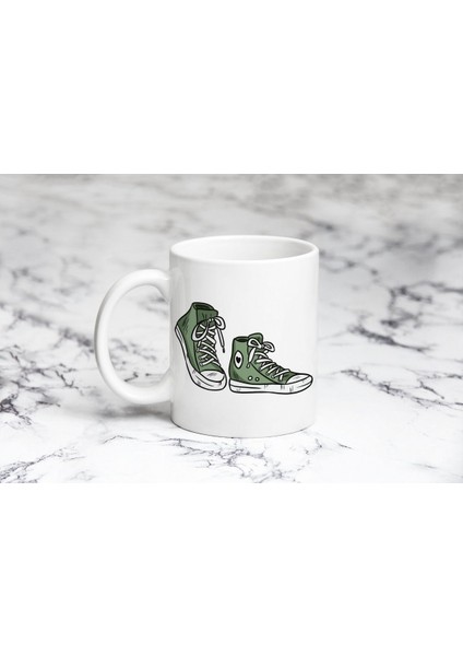 Yeşil Converse Larry Bird_kupa Bardak