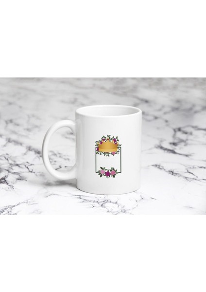 Taçlı Güller Kupa Bardak