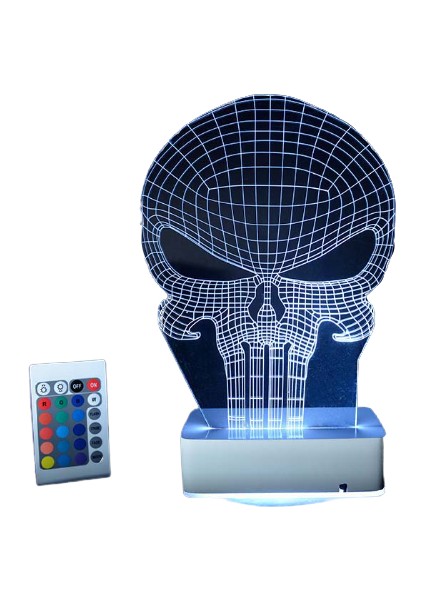 Punısher 16 Renk Dekoratif Lamba