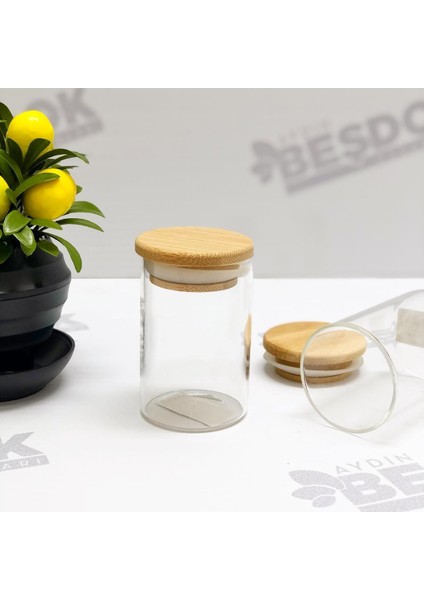 Kavanoz Paçi Bambu Kapak 400905 100 ml