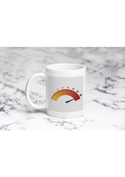 Aşk Ölçer Full Kupa Bardak Kişiye Özel