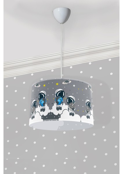 Astronot Bİ194 Çocuk Odası Sarkıt Avize