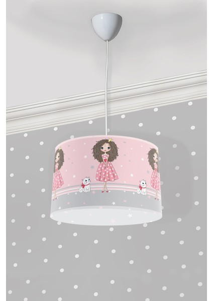 Prenses Kız Bİ202 Çocuk Odası Sarkıt Avize