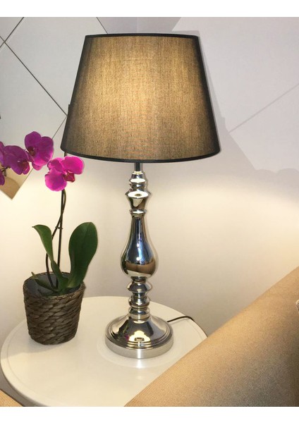 Krom Kupa Dizayn Masa Lambası MD-CLK034-KR