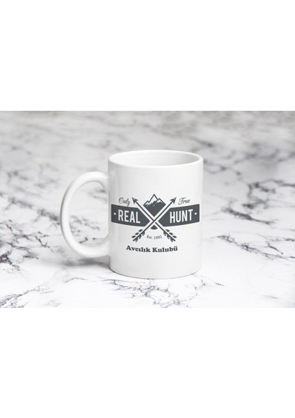 Avcılık Kulübü Model 4 Kupa Bardak Kişiye Özel