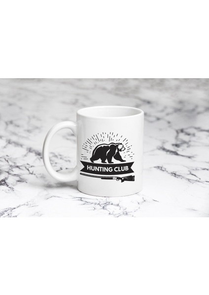 Avcılık Kulübü Model 5 Kupa Bardak Kişiye Özel