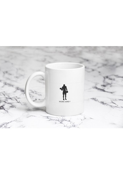 Work Hard Model 4 Kupa Bardak